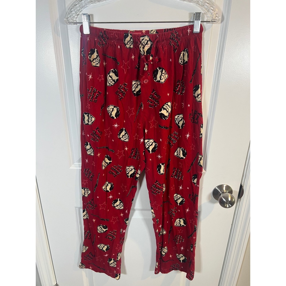 A Christmas Story Mens Pajama Pants Ralphie Red Ryder BB Gun Red Medium